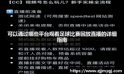 可以通过哪些平台观看足球比赛回放直播的详细指南